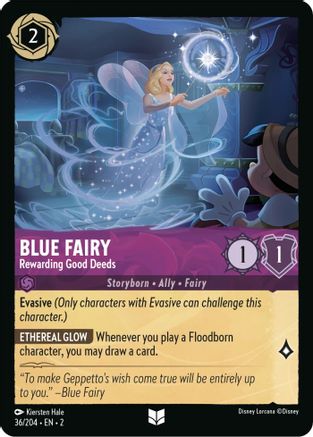 Blue Fairy (Rewarding Good Deeds) - 36/204 - Uncommon (Foil)