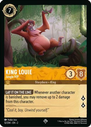 King Louie (Jungle VIP) - 12/204 - Super Rare (Foil)