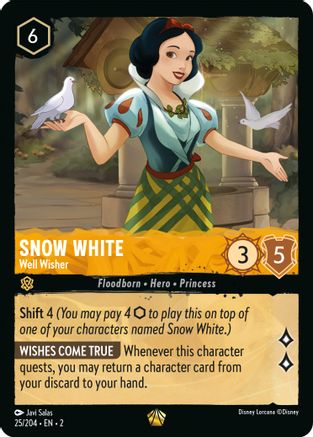 Snow White (Well Wisher) - 25/204 - Legendary (Foil)