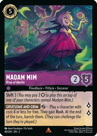 Madam Mim (Rival of Merlin) - 48/204 - Rare (Foil)