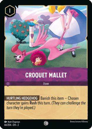 Croquet Mallet - 66/204 - Common (Foil)