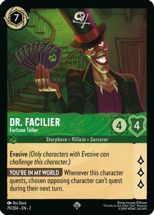 Dr. Facilier (Fortune Teller) - 79/204 - Super Rare (Foil)