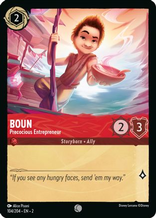 Boun (Precocious Entrepreneur) - 104/204 - Common (Foil)