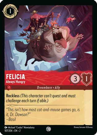 Felicia (Always Hungry) - 107/204 - Common (Foil)