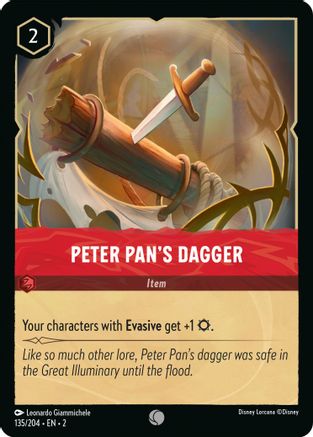 Peter Pan's Dagger - 135/204 - Common (Foil)