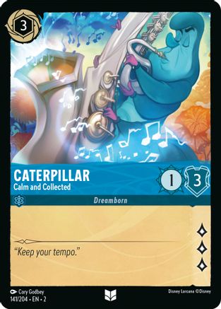 Caterpillar (Calm and Collected) - 141/204 - Uncommon (Foil)