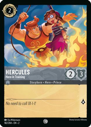 Hercules (Hero in Training) - 182/204 - Common (Foil)