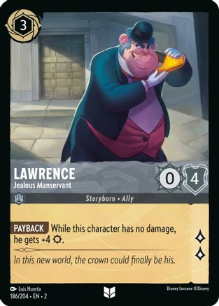 Lawrence (Jealous Manservant) - 186/204 - Uncommon