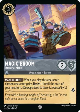 Magic Broom (Industrial Model) - 188/204 - Common (Foil)