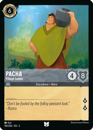Pacha (Village Leader) - 190/204 - Uncommon (Foil)