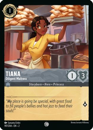 Tiana (Diligent Waitress) - 197/204 - Common