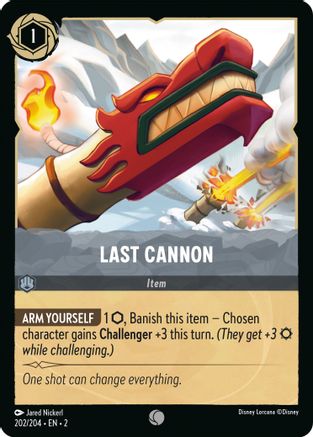 Last Cannon - 202/204 - Common (Foil)