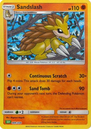 Sandslash 009 - Holofoil - Classic Collection