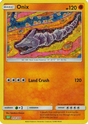 Onix 010 - Holofoil - Classic Collection