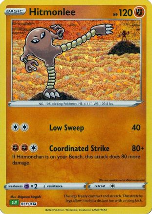 Hitmonlee 011 - Holofoil - Classic Collection
