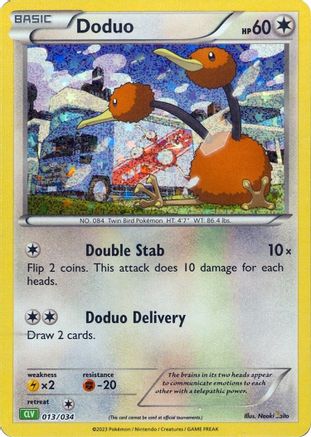 Doduo 013 - Holofoil - Classic Collection