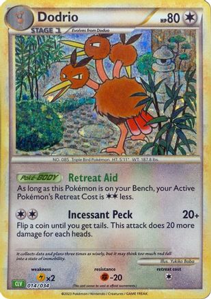 Dodrio 014 - Holofoil - Classic Collection