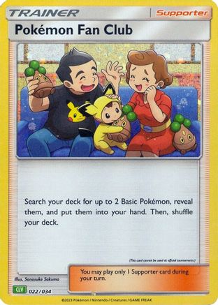 Pokemon Fan Club (CLV) 022 - Holofoil - Classic Collection