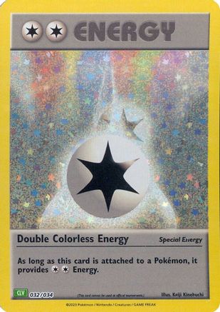 Double Colorless Energy (CLV) 032 - Holofoil - Classic Collection