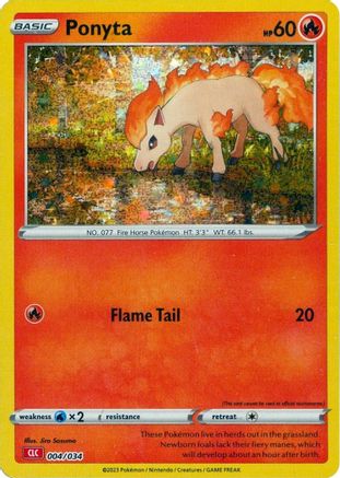 Ponyta 004 - Holofoil - Classic Collection