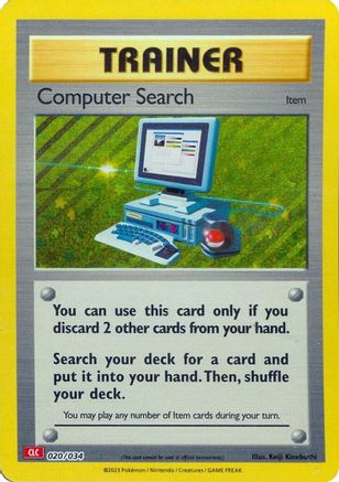 Computer Search (CLC) 020 - Holofoil - Classic Collection