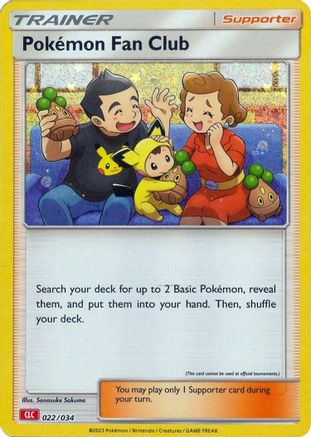 Pokemon Fan Club (CLC) 022 - Holofoil - Classic Collection