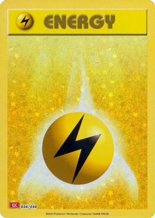 Basic Lightning Energy 034 - Holofoil - Classic Collection