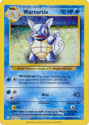 Wartortle 002 - Holofoil - Classic Collection