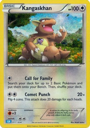 Kangaskhan 017 - Holofoil - Classic Collection