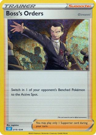 Boss's Orders (CLB) 019 - Holofoil - Classic Collection