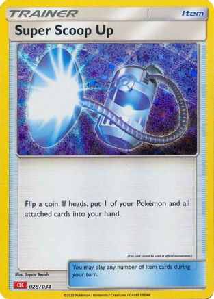 Super Scoop Up 028/034 - Holofoil - Classic Collection