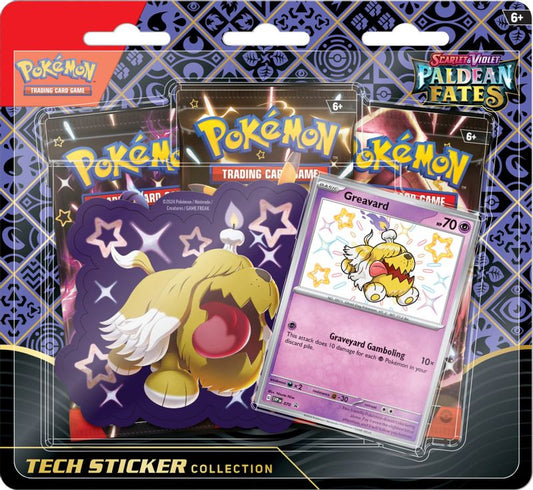 Pokemon Paldean Fates Tech Sticker Collection