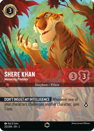 Shere Khan (Menacing Predator) - 212/204 - Enchanted