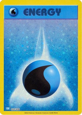 Basic Water Energy 033 - Holofoil - Classic Collection