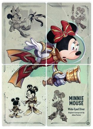 Minnie Mouse (Wide-Eyed Diver Puzzle Insert) -
