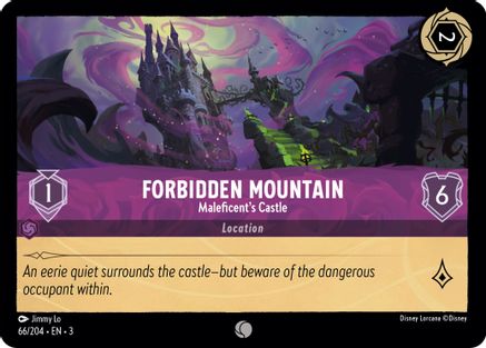 Forbidden Mountain (Maleficent's Castle) - 66/204 - Common (Foil)