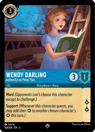 Wendy Darling (Authority on Peter Pan) - 158/204 - Super Rare (Foil)
