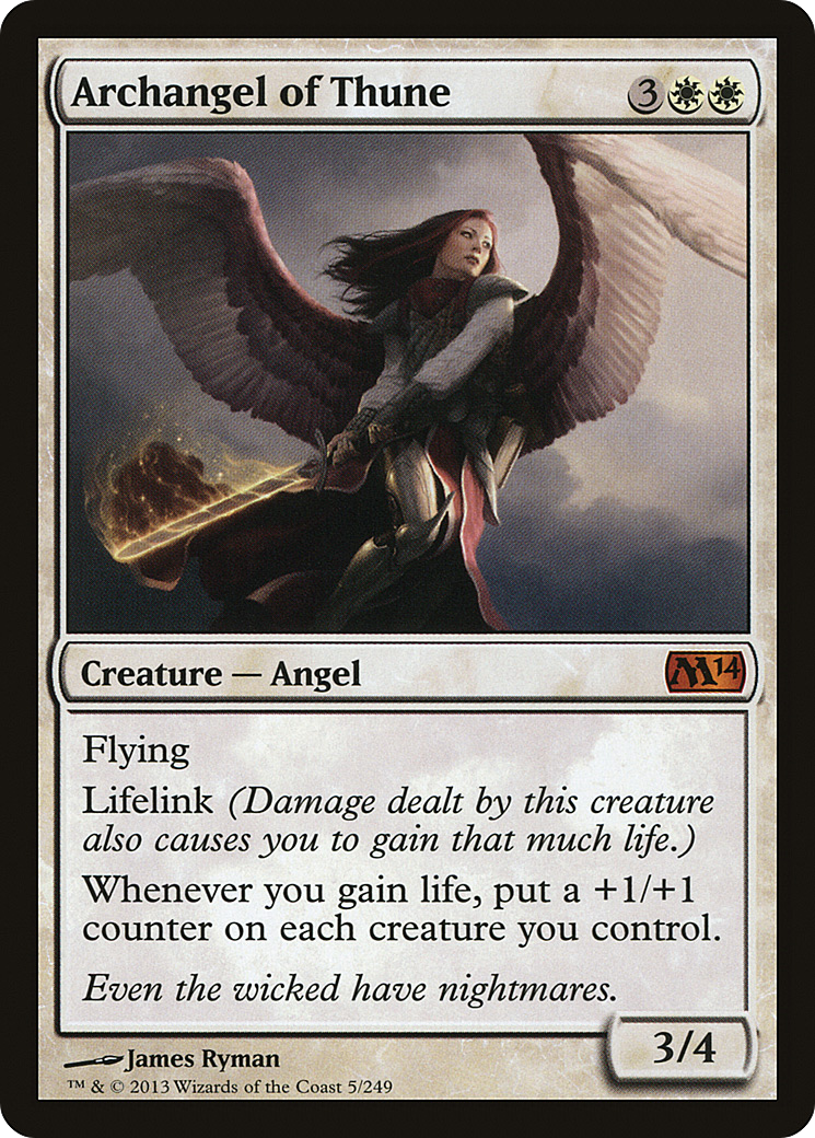 Archangel of Thune (M14-005)  Foil