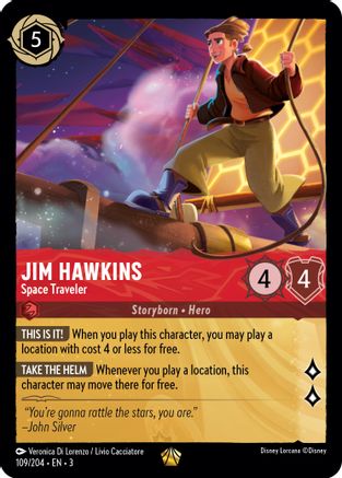 Jim Hawkins (Space Traveler) - 109/204 - Legendary (Foil)