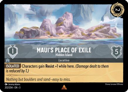 Maui's Place of Exile (Hidden Island) - 202/204 - Rare