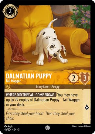 Dalmatian Puppy (Tail Wagger) - 4b/204 - 4b/204 (Foil)