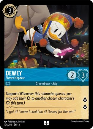 Dewey (Showy Nephew) - 139/204 - Uncommon (Foil)
