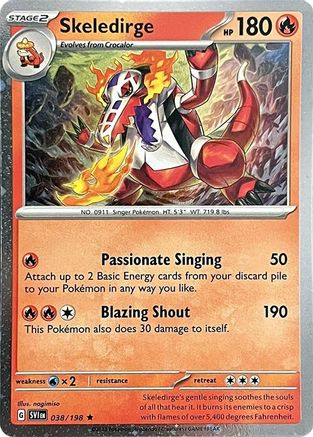 Skeledirge (Cosmos Holo) 038/198  - Holofoil Miscellaneous Cards & Products - Rare