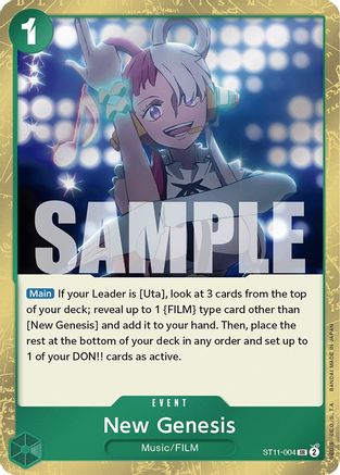 New Genesis - (ST11-004) - Super Rare