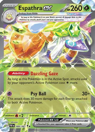 Espathra ex 006/091  - Holofoil - Double Rare