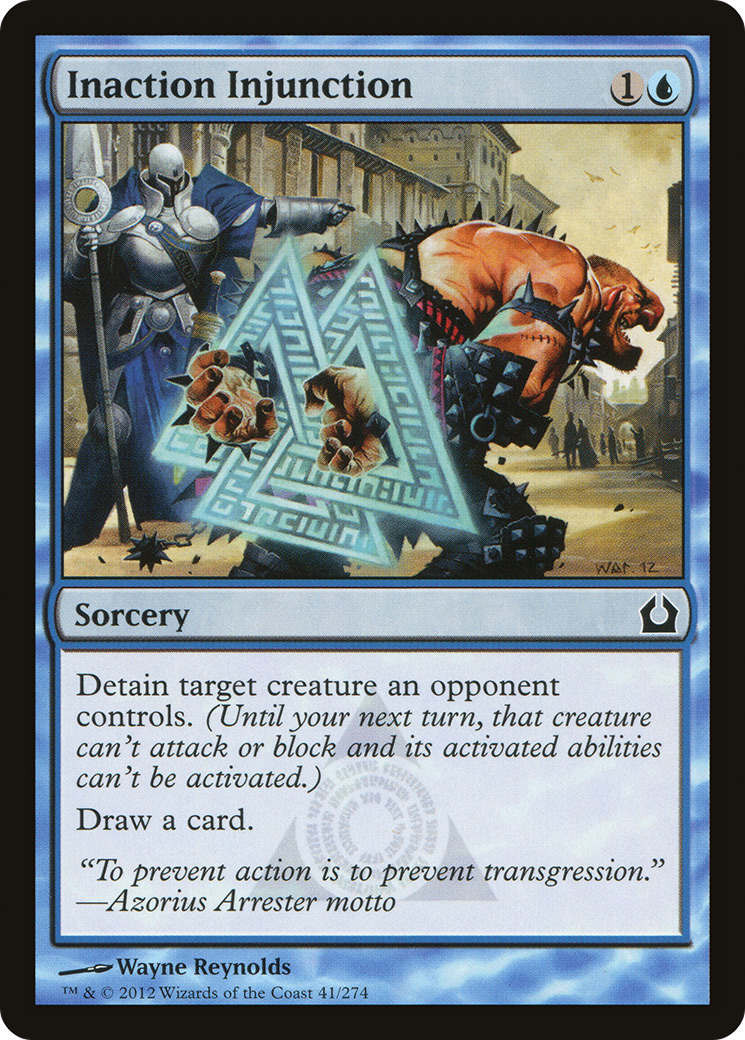 Inaction Injunction (RTR-041)  Foil