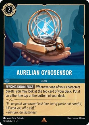 Aurelian Gyrosensor - 163/204 - Rare (Foil)