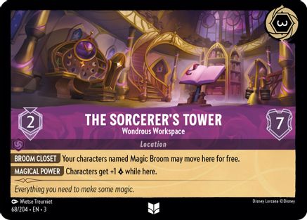 The Sorcerer's Tower (Wondrous Workspace) - 68/204 - Uncommon (Foil)