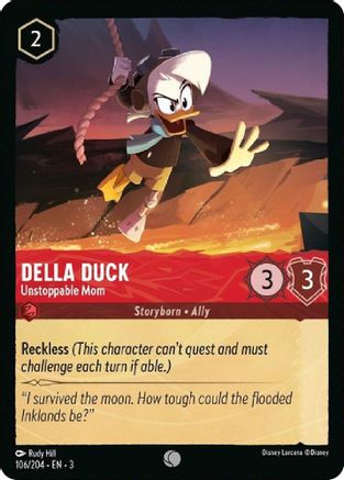 Della Duck (Unstoppable Mom) - 106/204 - Common (Foil)
