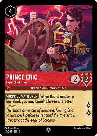 Prince Eric (Expert Helmsman) - 121/204 - Super Rare (Foil)